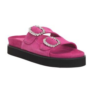 MAJE Suede Fardilo Comfort Footbed Sandals